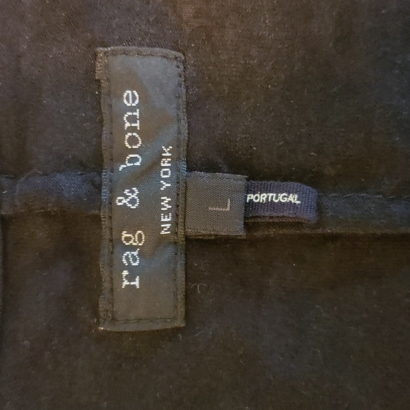 rag & bone Black Sleeveless Top Long - Picture 8 of 14